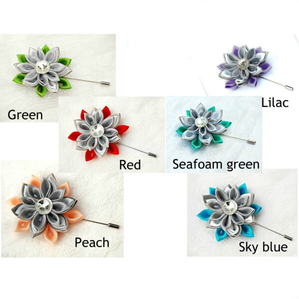 flower lapel pins