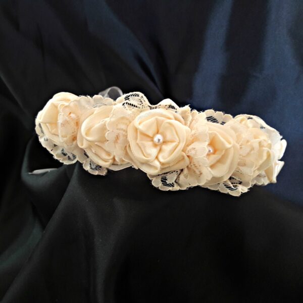 ivory flower crown