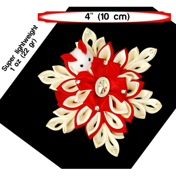 snowflake hair clip dimensions