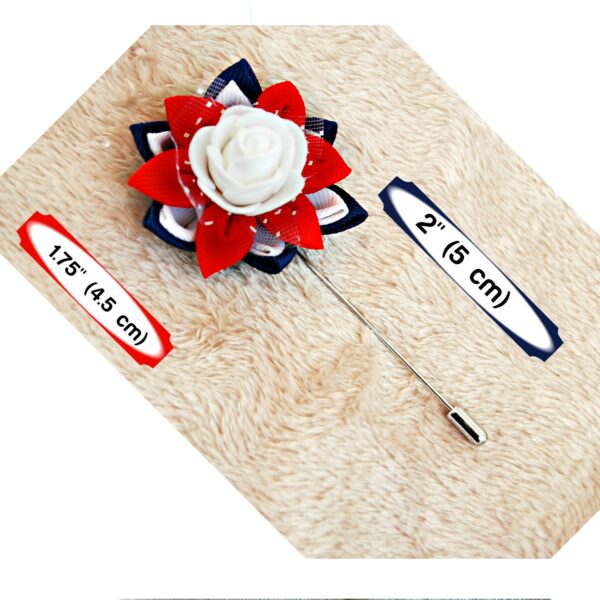 4th of July lapel pin dimensions