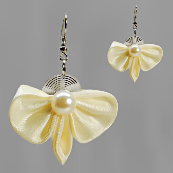 Ivory angel earrings