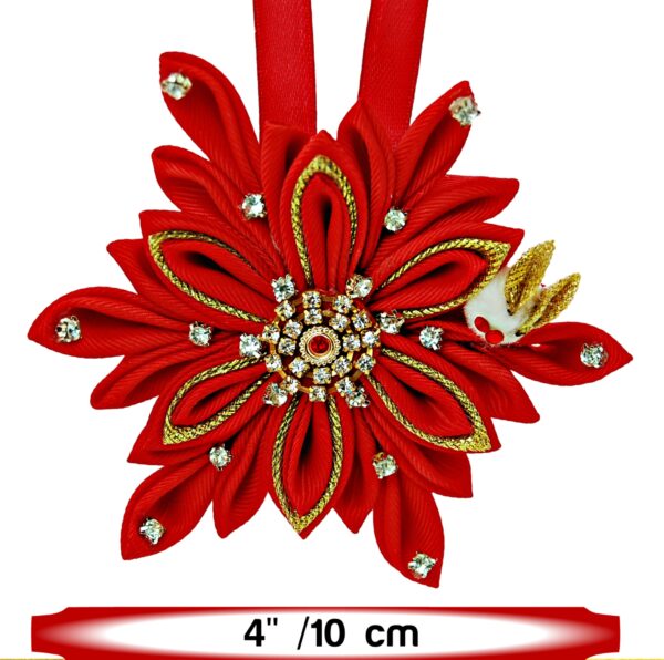Red snowflake dimensions