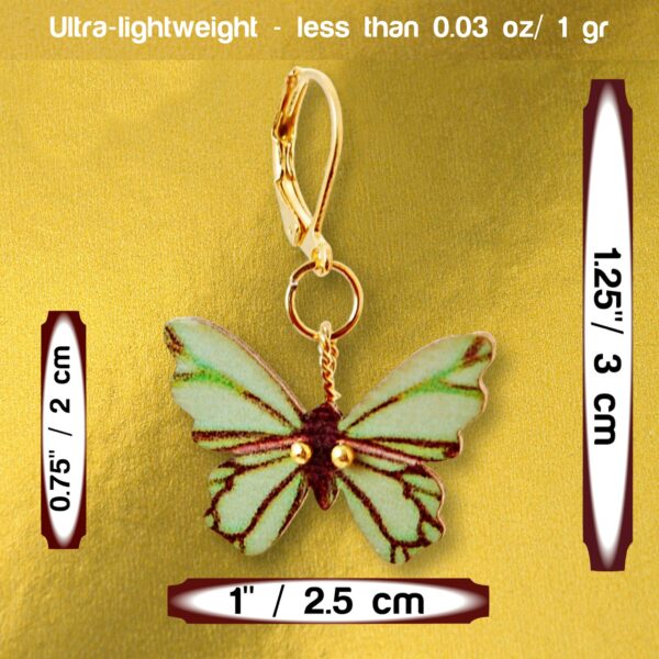 butterfly earring dimensions