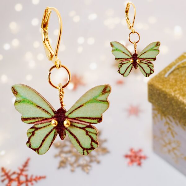 butterfly earrings gift for her