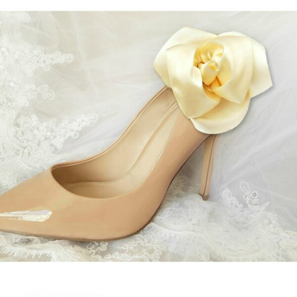 flower bridal shoe clips