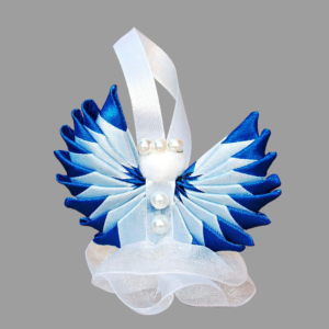 Christmas tree angel decorations handmade, Angel tree ornament blue  white, Christmas gifts under 20 dollars idea