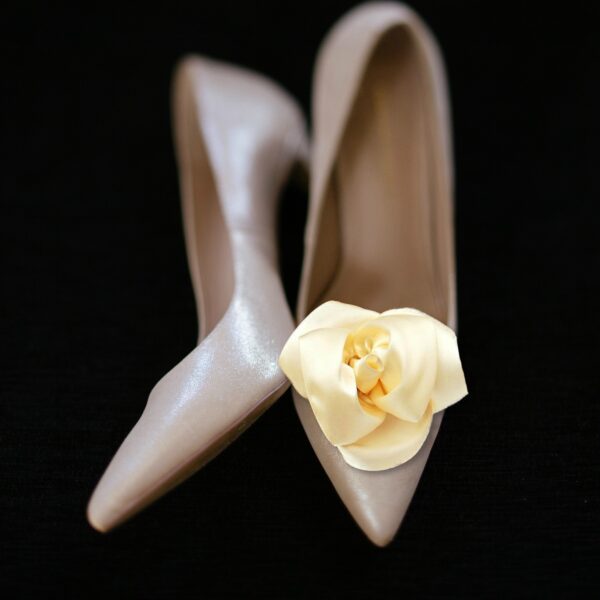 ivory shoe clips