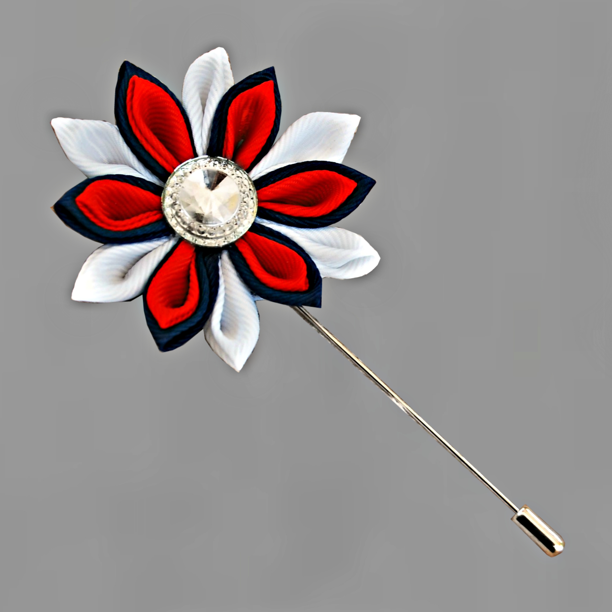 Knighthood Men's Lapel Pin Handmade Lapel Flower Stick Boutonniere Pin with a Gift Box for Suit Wedding Groom LP-26 