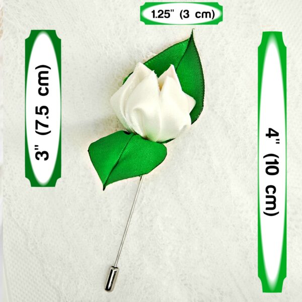 lily of the valley lapel pin dimensions