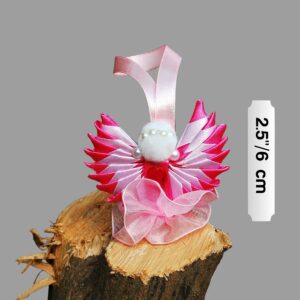 Pink angel Christmas tree ornament, Christmas in July gifts