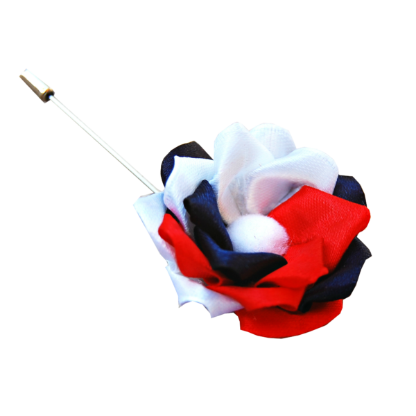 red white blue lapel pin stick