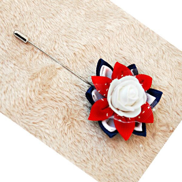 patriotic flower pin