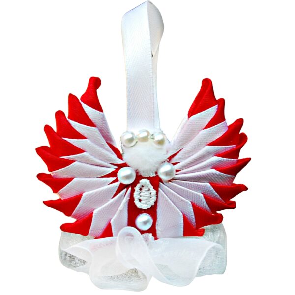 red-white Christmas hanging angel