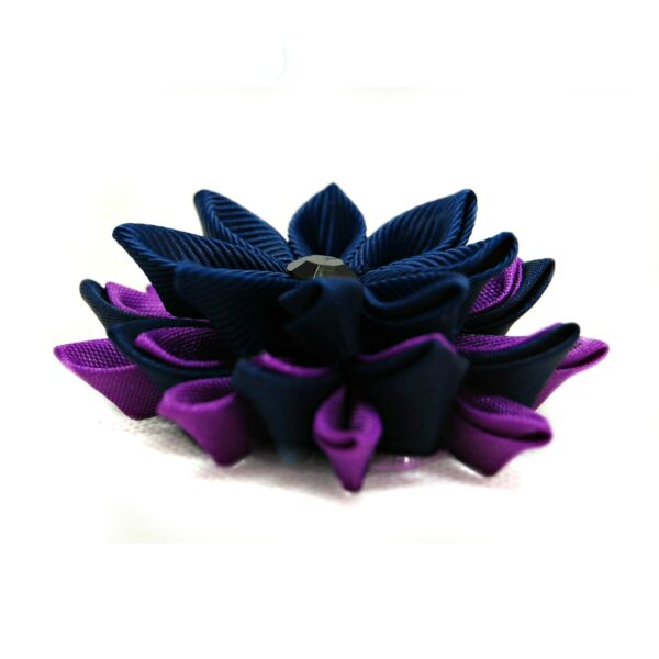 purple Kanzashi flower