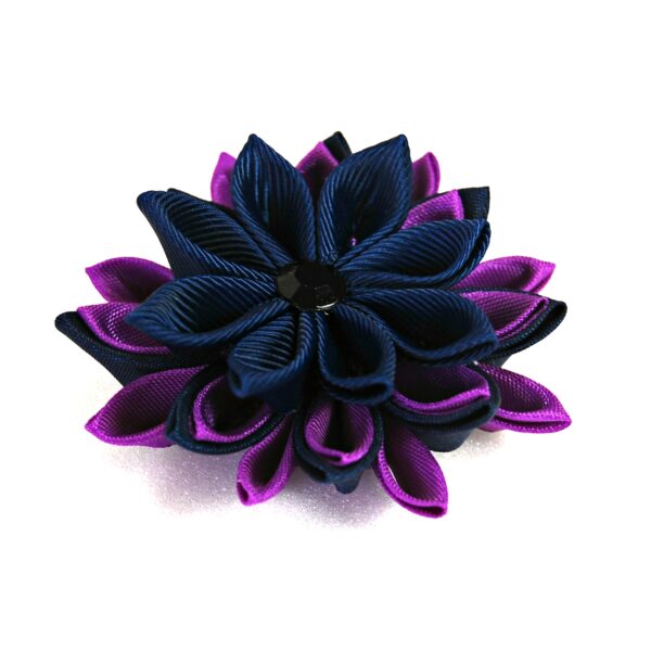 purple - navy blue lapel pin