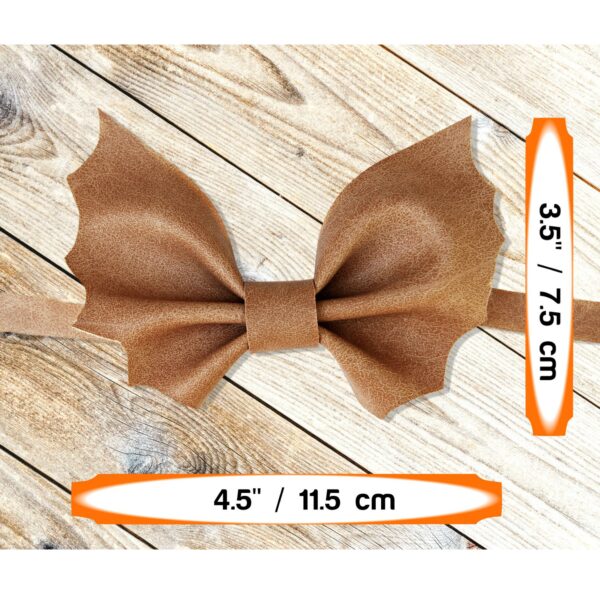 brown bat bowtie dimensions