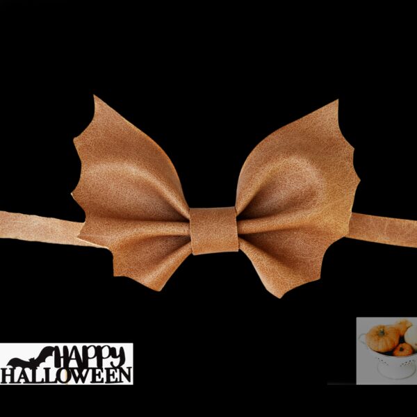 light brown bat bowtie