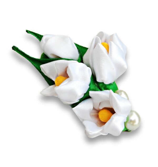 lily flower hair clip