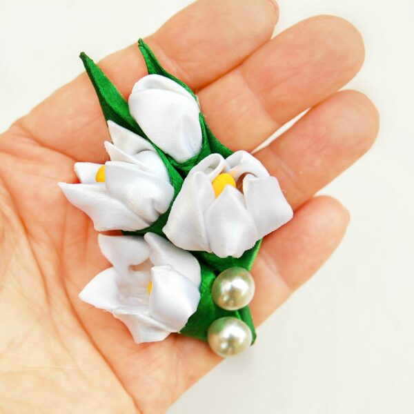 lily of the valley small hair clip