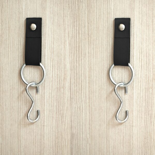 faux leather kitchen hook