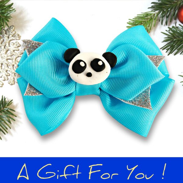 panda blue clips