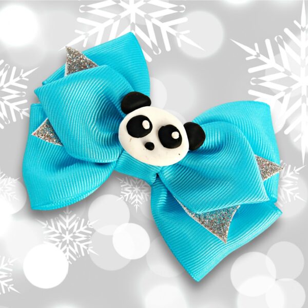 panda girls bow