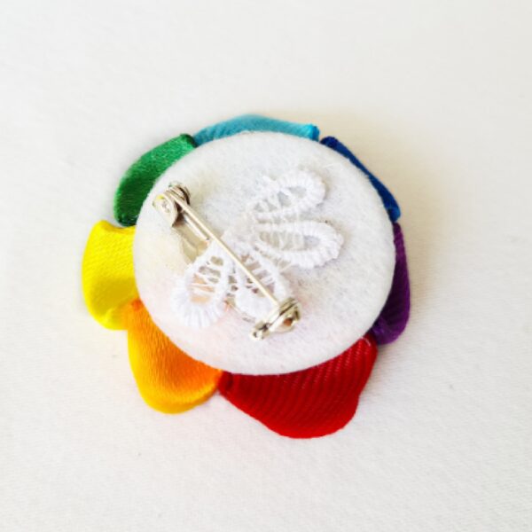 rainbow lapel pin