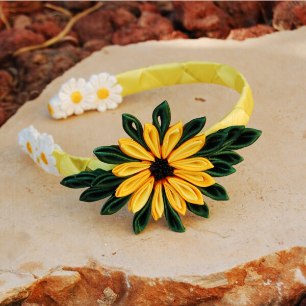 Sunflower hairband