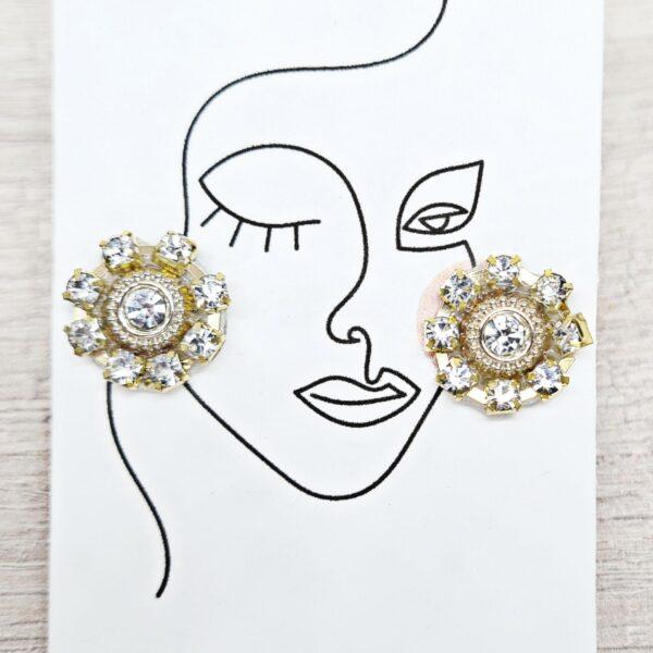 Magnetic Earrings For Women, Stud Earrings Valentine's Day Gift For Wife, Sparkling Earrings No Piercing